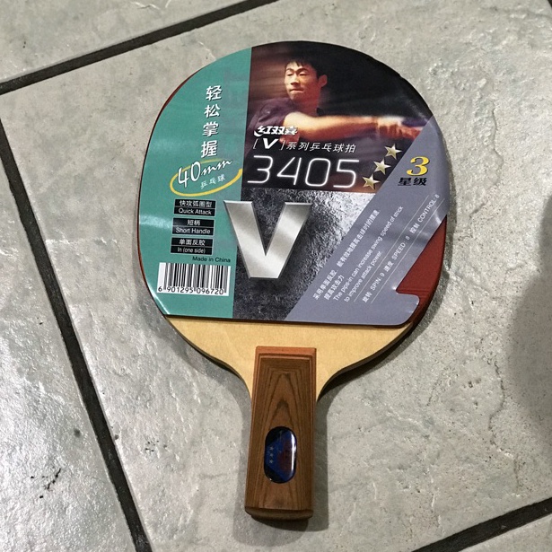 Menarik BET PINGPONG DHS ORIGINAL 345 PEN HOLDER KARET 1 SISI