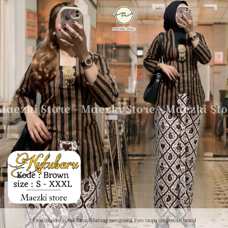 Siap Kirim !!  Atasan Wanita Kutubaru Lurik Baju Adat Premium OOTD Baju Adat Formal - KutuBaru Baju 