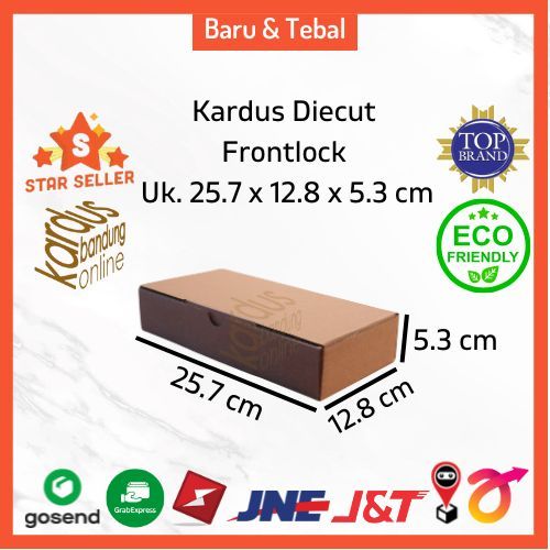 

Kardus Box Kotak Karton Dus Packing Pizza Brownies Polos Uk. 25x12.5x5 cm BFlute Tebal 3 mm
