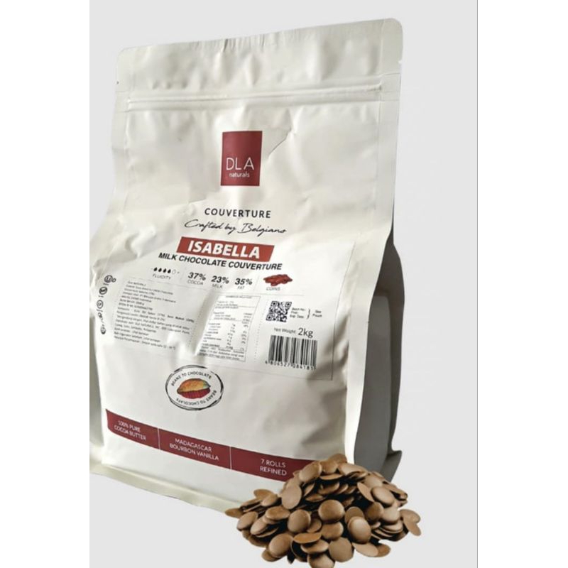 

DLA COUVERTURE ISABELLA MILK CHOCOLATE 37% 2KG