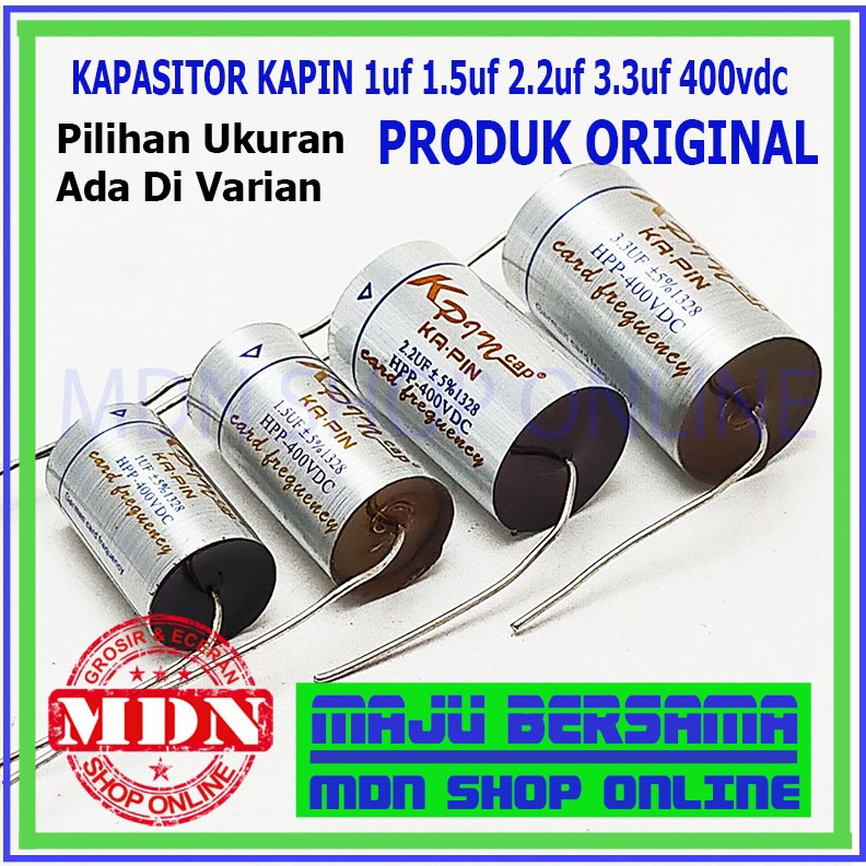 KODE T7M5 Kapasitor Nonpolar Ka Pin 1uf 15uf 22uf 33uf 4v Dc  Kapin kapin