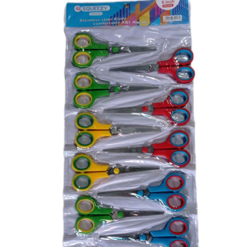 

GUNTING KERTAS SQUEEZY 6 INCH MUDAH DI GUNAKAN