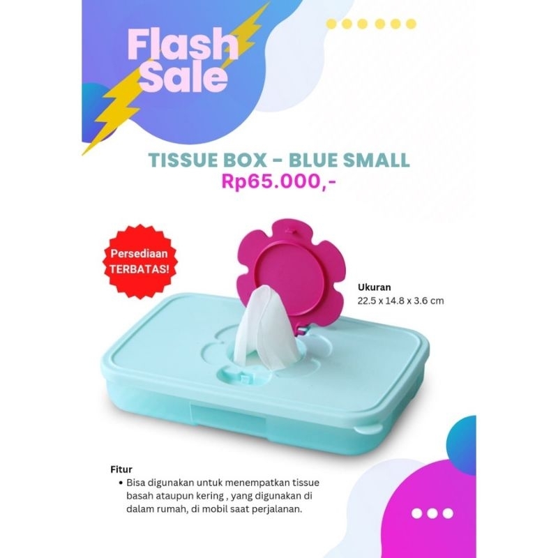 Tissue box tempat tissue Tupperware