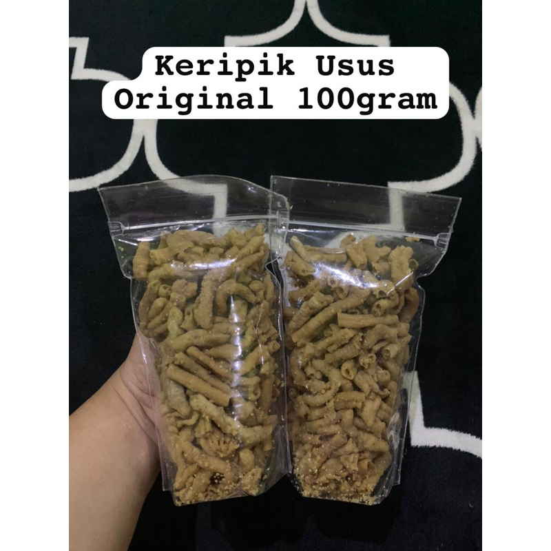 

Keripik Usus Original & Pedas 100gram