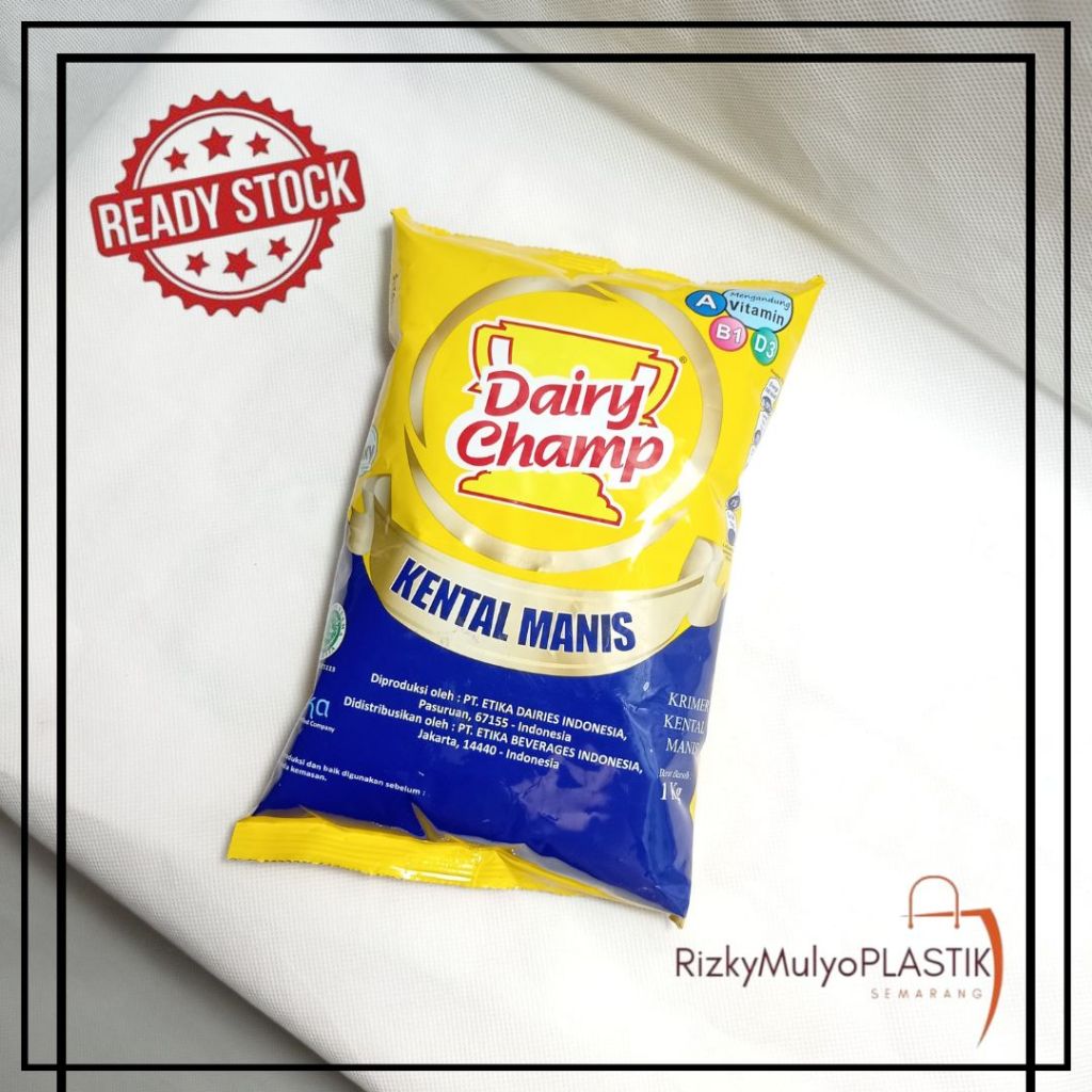 

Dairy Champ 1kg - SKM Susu Krimer Kental Manis / Milk Dairy Creamer