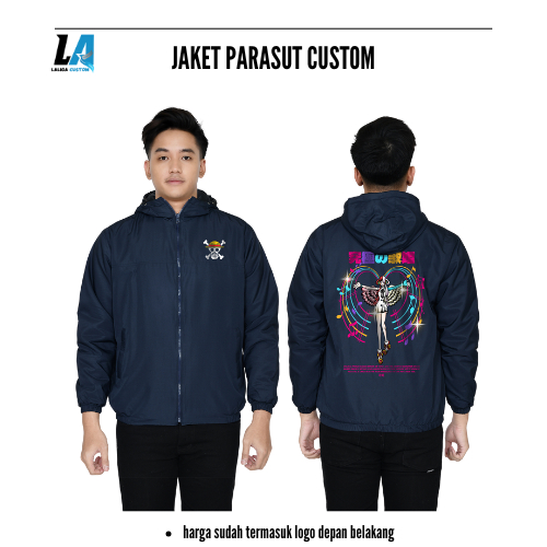 Jaket Eleganter Custom Pria Wanita Logo UTA One Piece