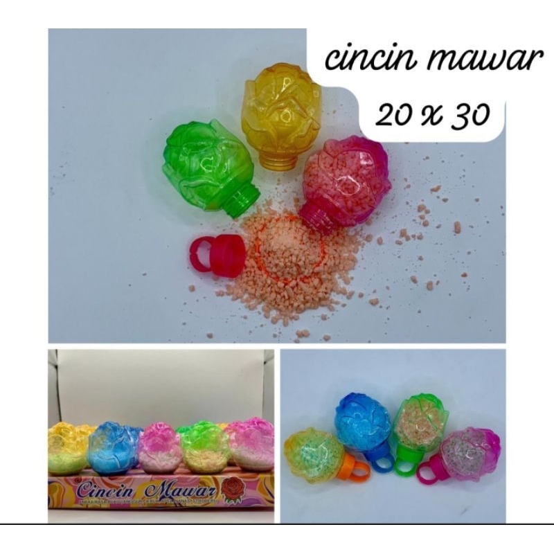 

30 pcs permen cincin bunga mawar