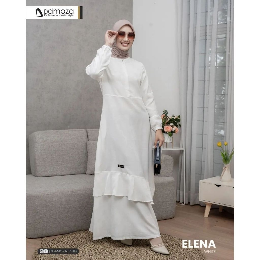 ELENA GAMIS PUTIH DAMOZA