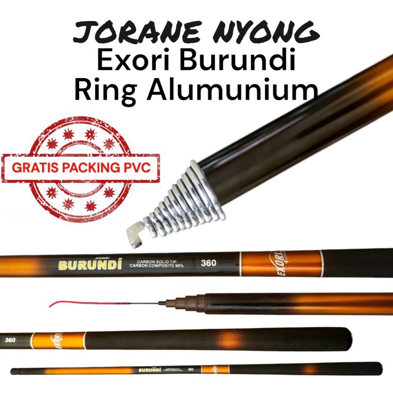 Joran Tegek Exori Burundi Ring Alumunium + Sungu + Karet Bakar