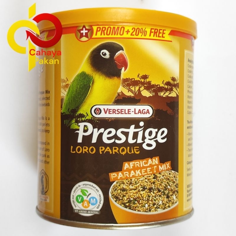 pakan burung lovebird lb - prestige loro paraque