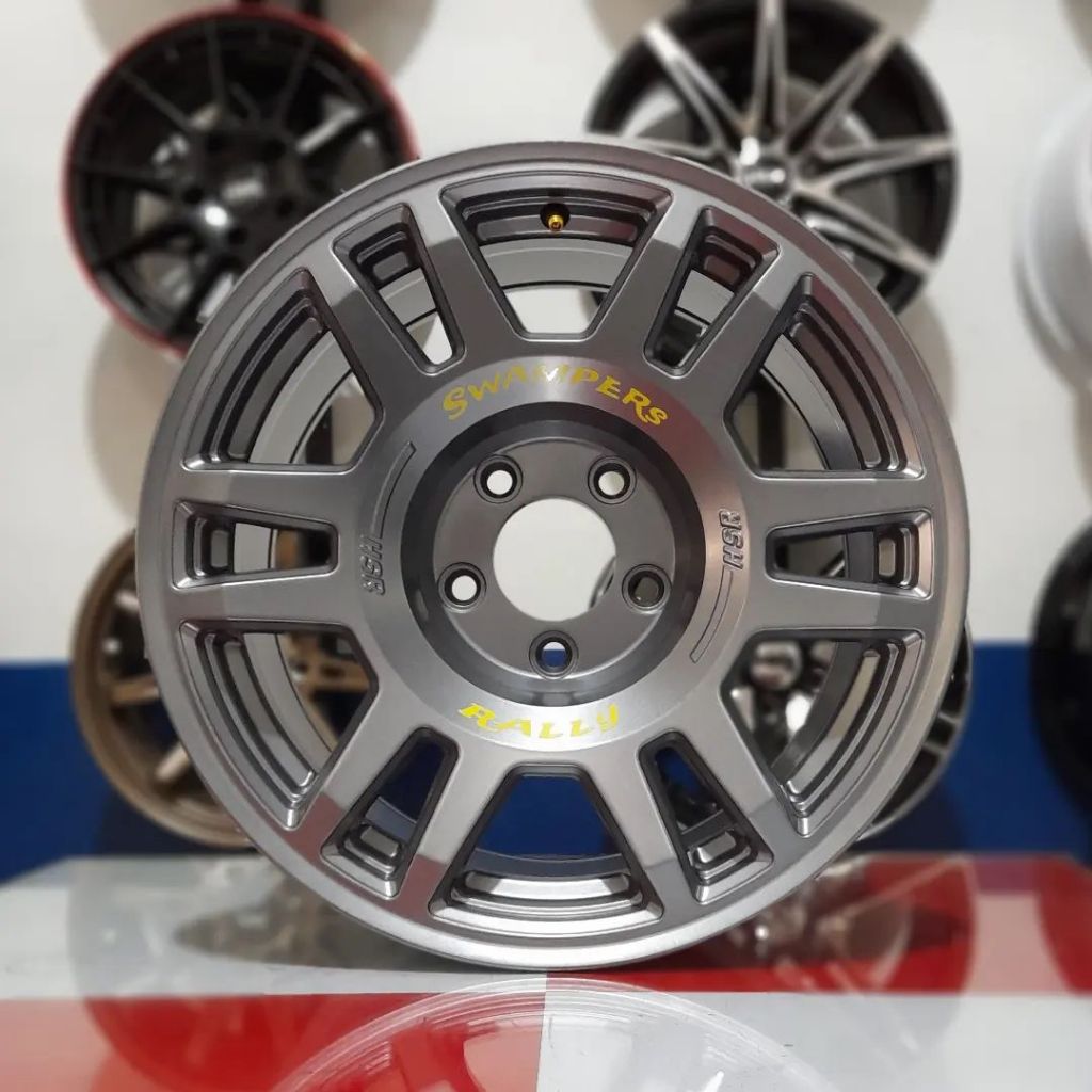 Velg hsr ring 15 Velg mobil offroad cocok di inova terios rush HSR SWAMPERS