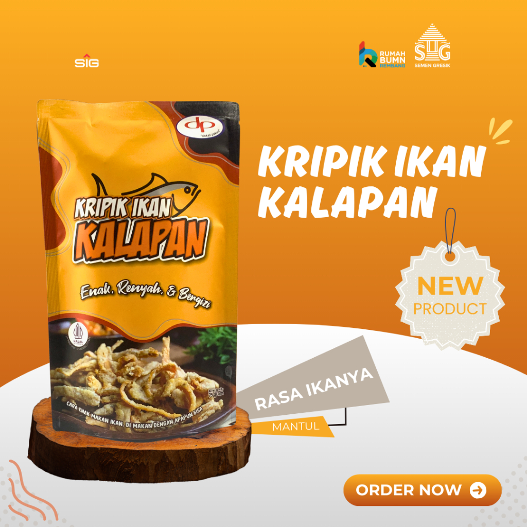 

KRIPIK IKAN KALAPAN DEKET PEKEN