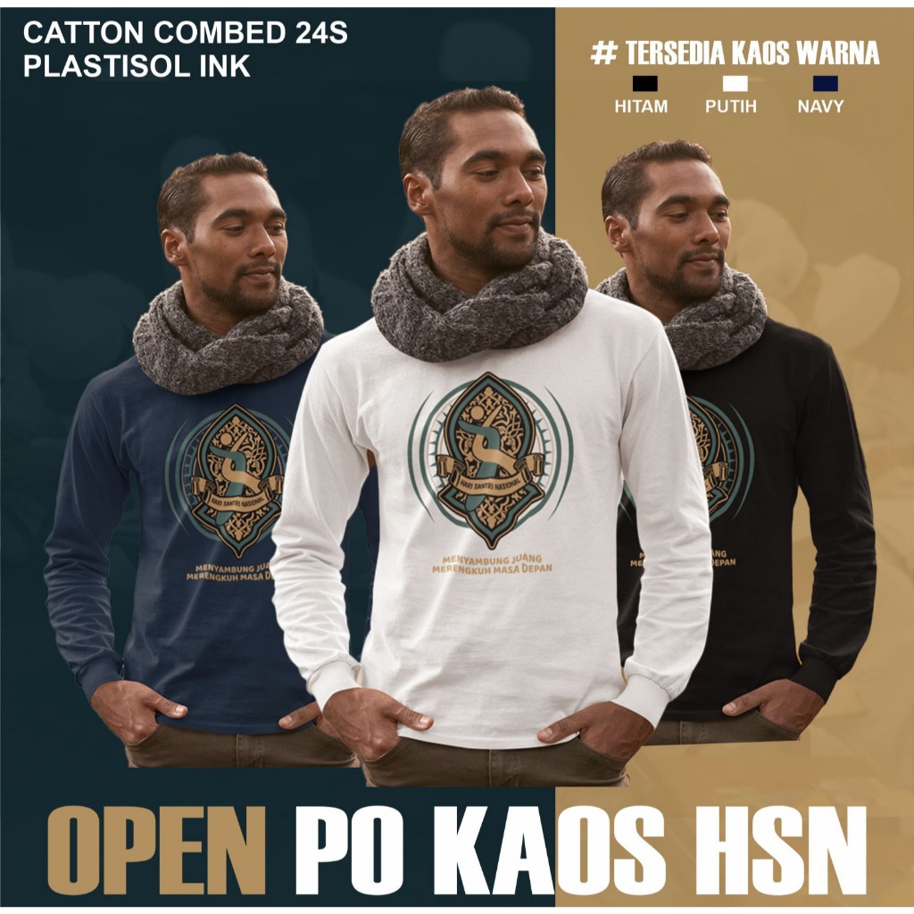 Bossablon - Kaos Hari Santri Kaos Santri Indonesia Kaos Islami Kaos Nu Santri Indonesia
