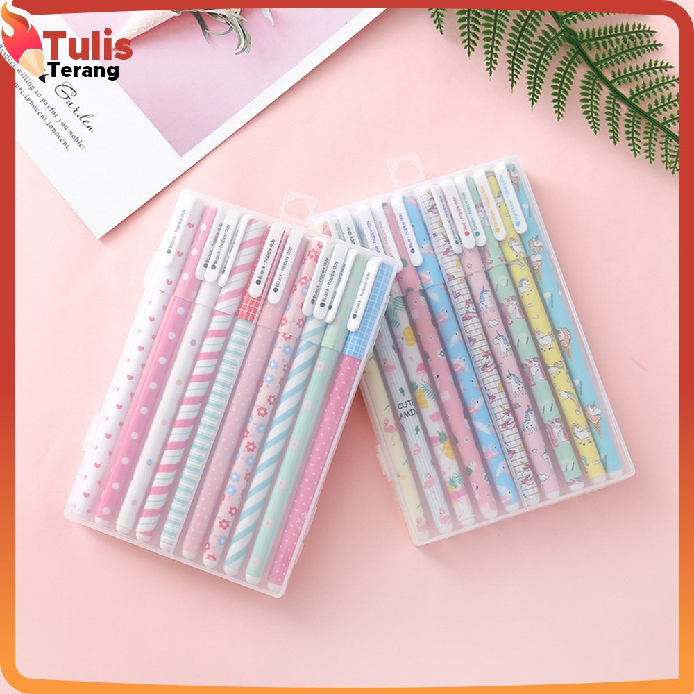 

Pena Korea Color Pen Souvenir Set Alat Tulis Sekolah dan Kantor / Pulpen Gel Set Warna Warni 10IN1 Pena Cair Motif Karakter Tulis Terang A54