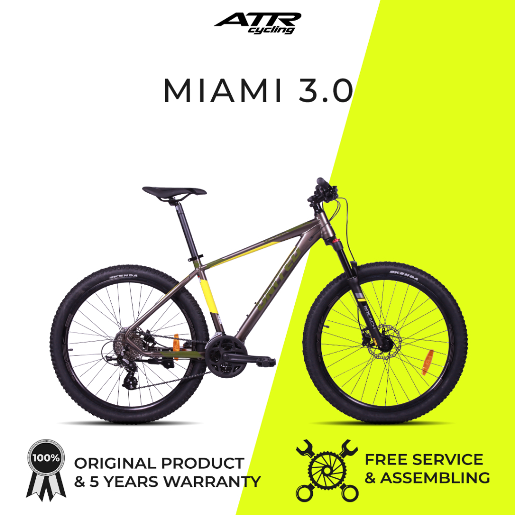 United Bike Sepeda Gunung MTB 27,5-24S MIAMI 3.00 (M) (20.1) GY-GNYL