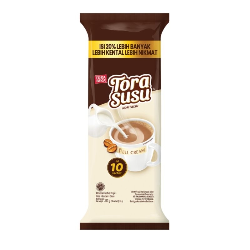 

Torabika susu full cream isi 10 sachet @31gram