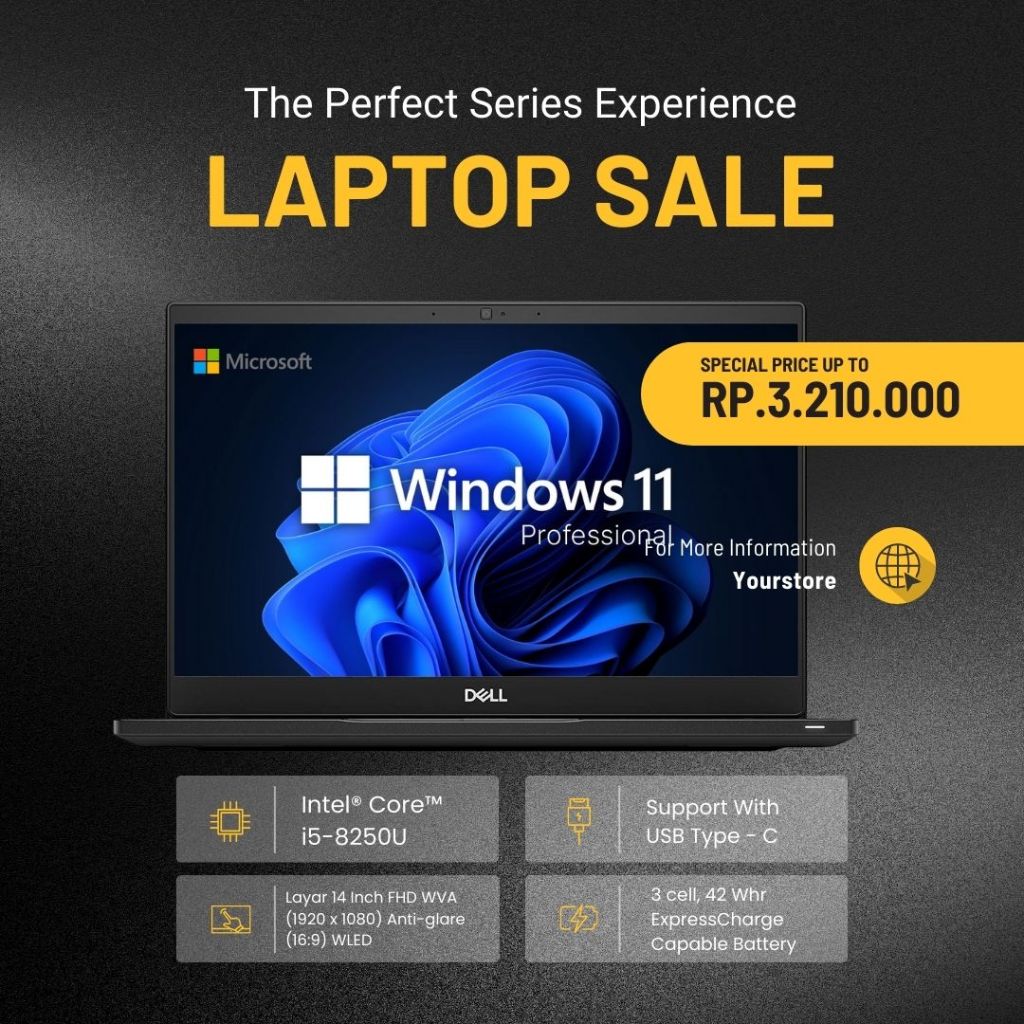 Laptop Dell Latitude 5490 core i5 GEN 8GB