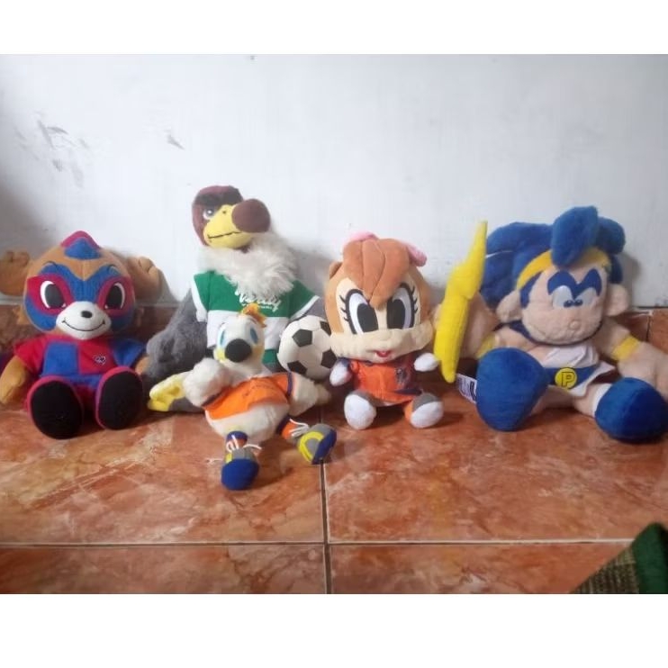 Paketan Boneka Maskot Klub J League Liga Jepang Original Official