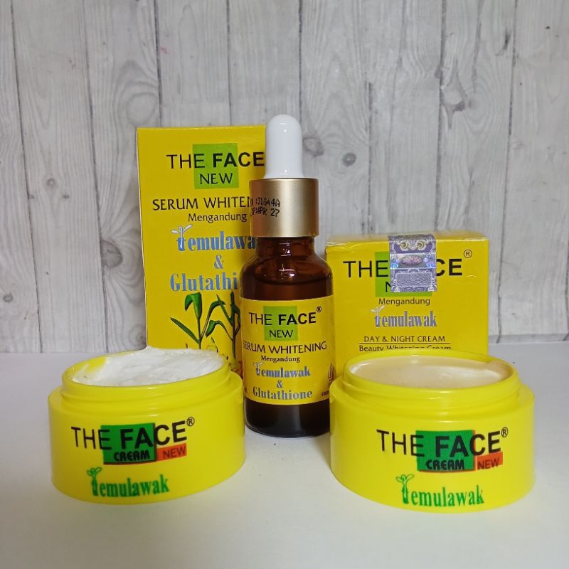 { BPOM } The Face Paket Temulawak Cream & Serum 3in1
