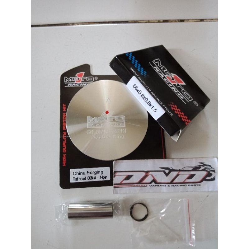 MOTO1 Piston forged 66mm pin 14/Piston 66 pen 14/Piston moto1 forget 66mm pin 14