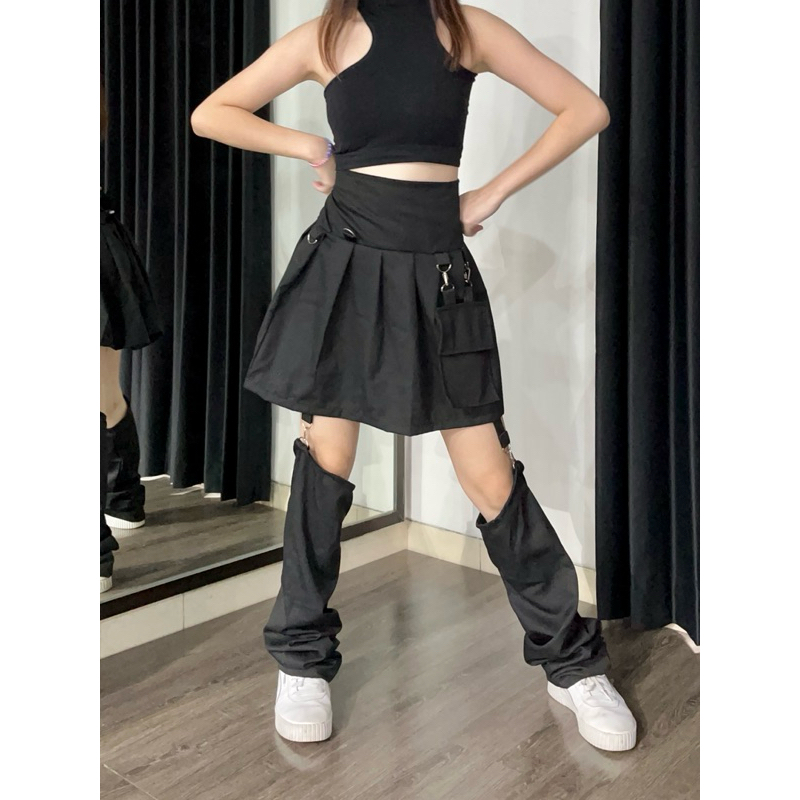 Rok Sambung Celana Korea Kpop Dance Leg Sleeve