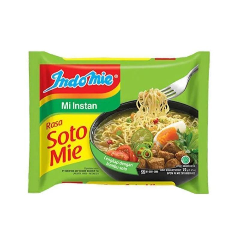 

Indomie Soto Mie Instan 70 g [ 1 Pcs ]