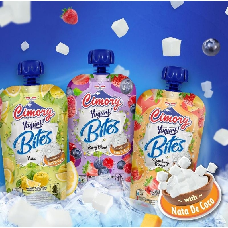 

Cimory yogurt BITES ( nata decoco ) / new