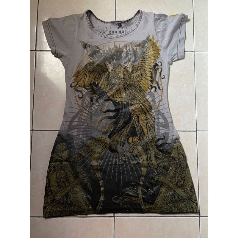 t shirt wanita metal fullprint auticed