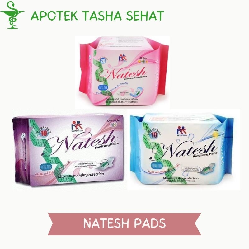 Natesh Pads Pembalut/panty