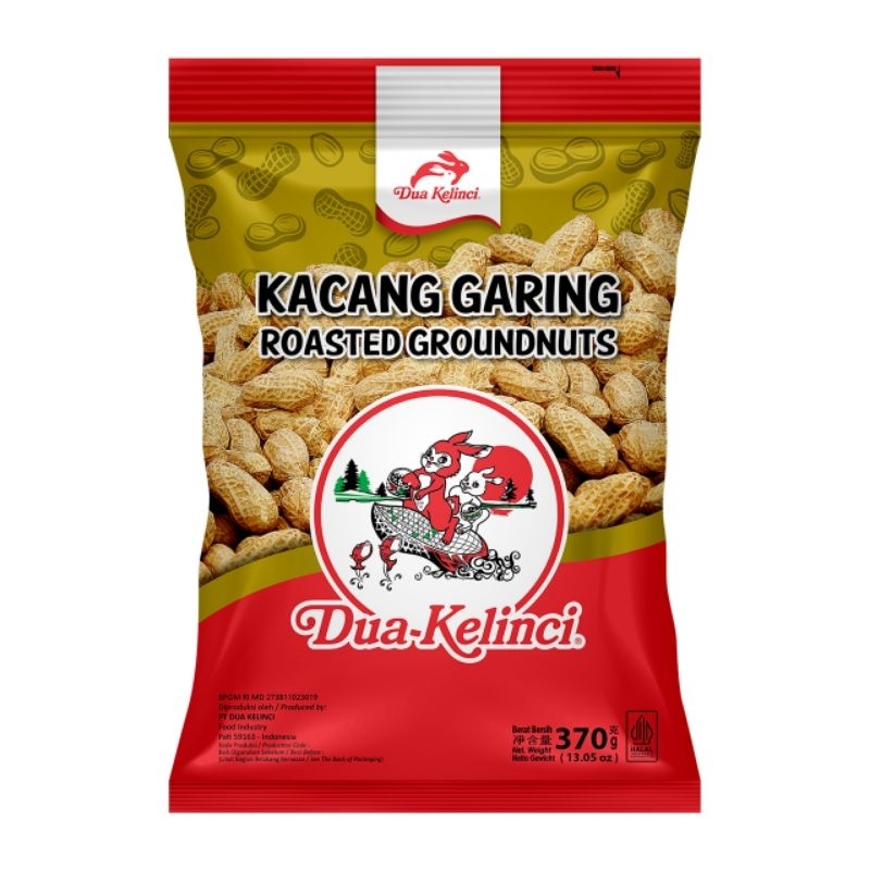 

Kacang Kulit Garing Dua Kelinci 370 gram dan 720 gram