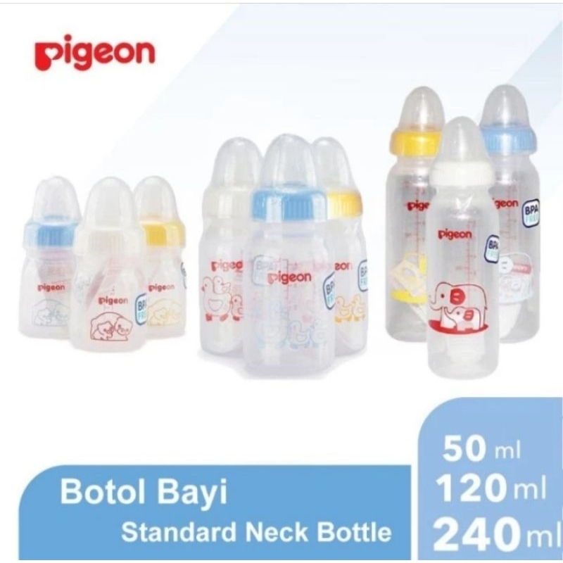 pigeon Botol susu bayi_assorted standard_dot nipple Original pigeon