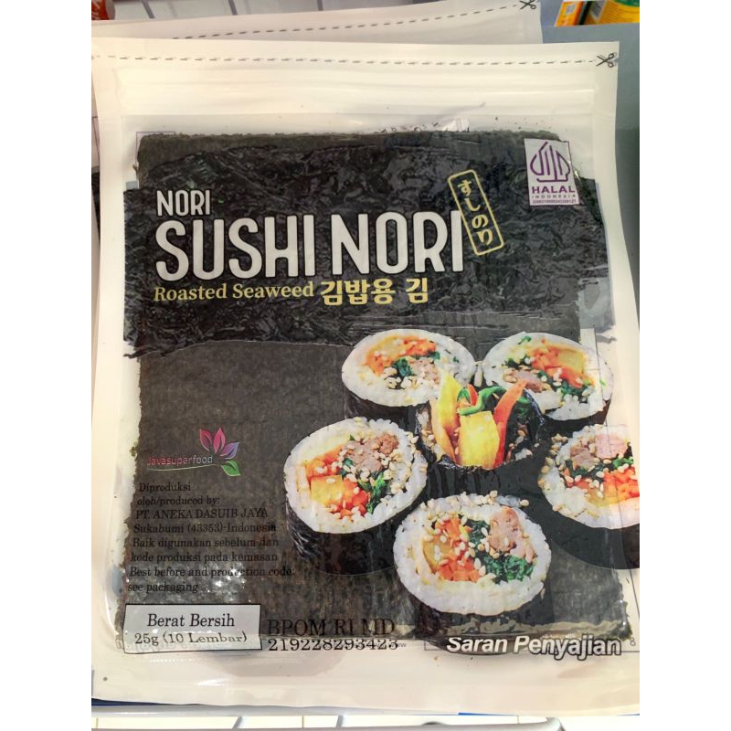 

Sushi Nori JSF 25gr 10lembar