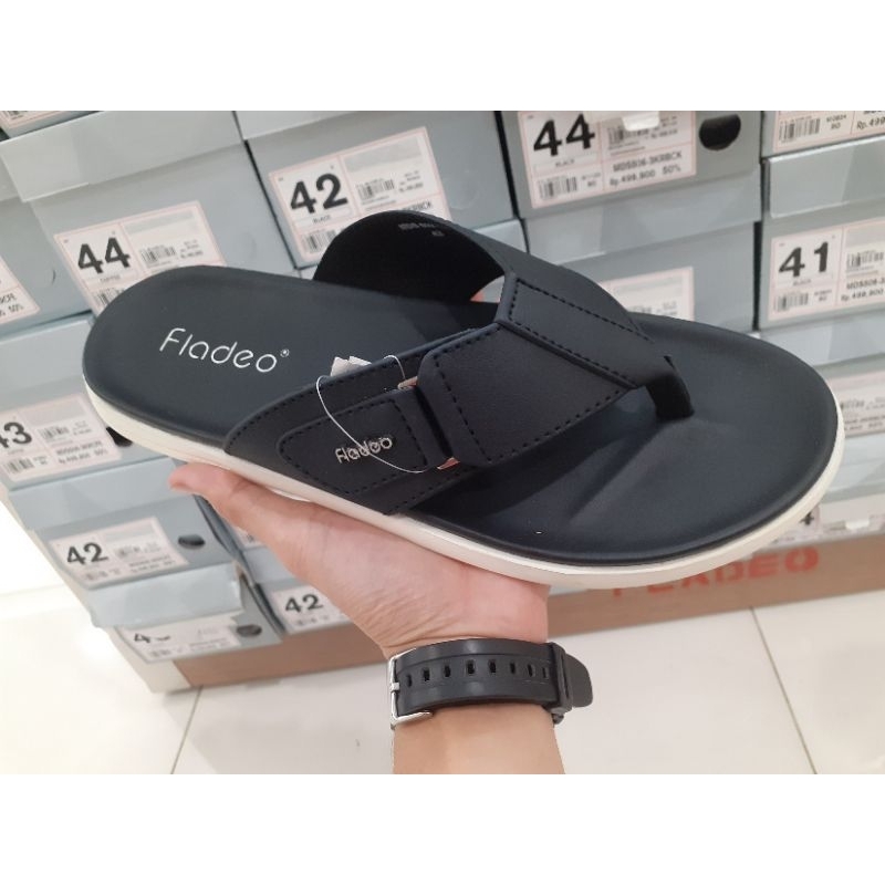 Sandal Slop FLADEO Pria New  Official terbaru 40- 44 (100% ORIGINAL)