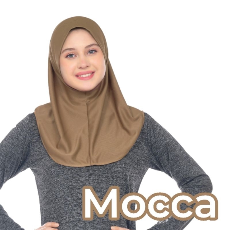 Emily Sport Hijab warna Mocca