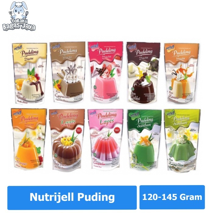 

Nutrijell Pudding Susu / Lapis