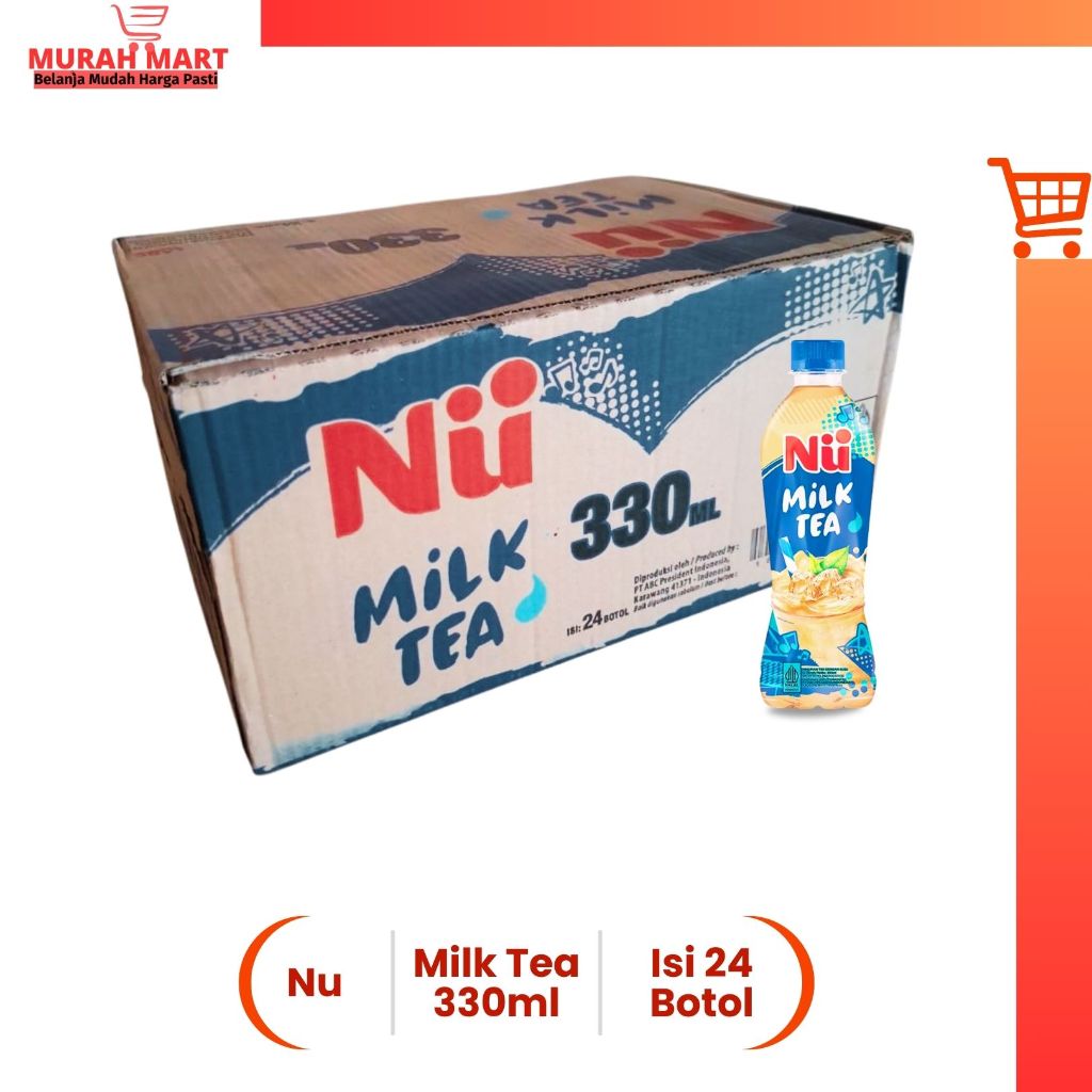 

NU Milk Tea 330ml 1 Dus Isi 24 botol