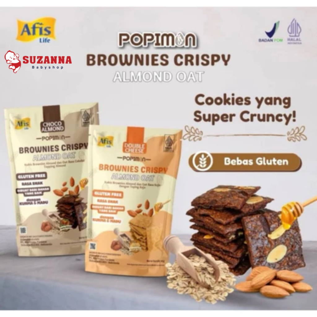 

Popimon Brownies Crispy Almond Oat 50GR
