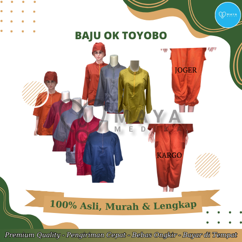 Baju OK Toyobo Kuning  Model Kargo Dan Joger