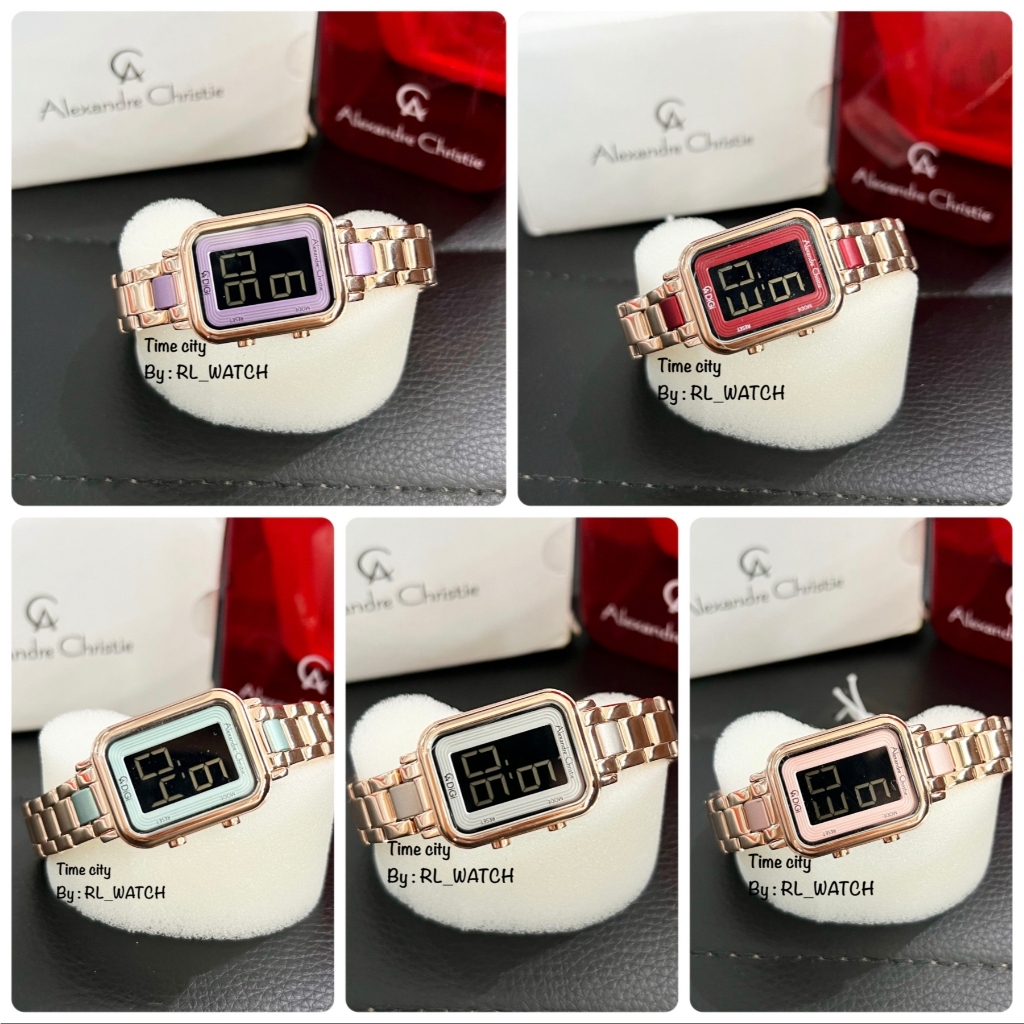 Jam Tangan Wanita ALEXANDRE CHRISTIE AC9401 / AC 9401 RANTAI DIGI
