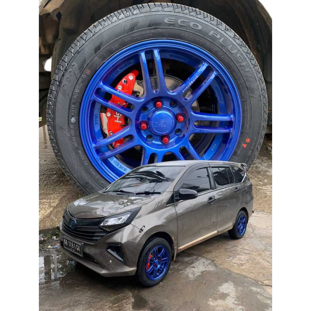 READY VELG IMPORT RING 15 WARNA BIRU, Cocok buat BRIO JAZZ MARCH VIOS SIRION SPLASH DLL