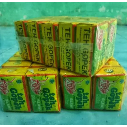 

Teh Gopek Kuning Jasmine Slawi 1 pack isi 10pcs / teh gopek khas tegal slawi