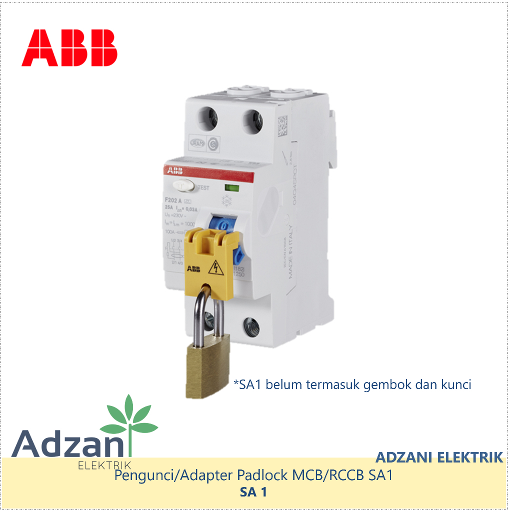 [ABB] Pengunci/Padlock MCB/RCCB SA1 - GJF1101903R0001