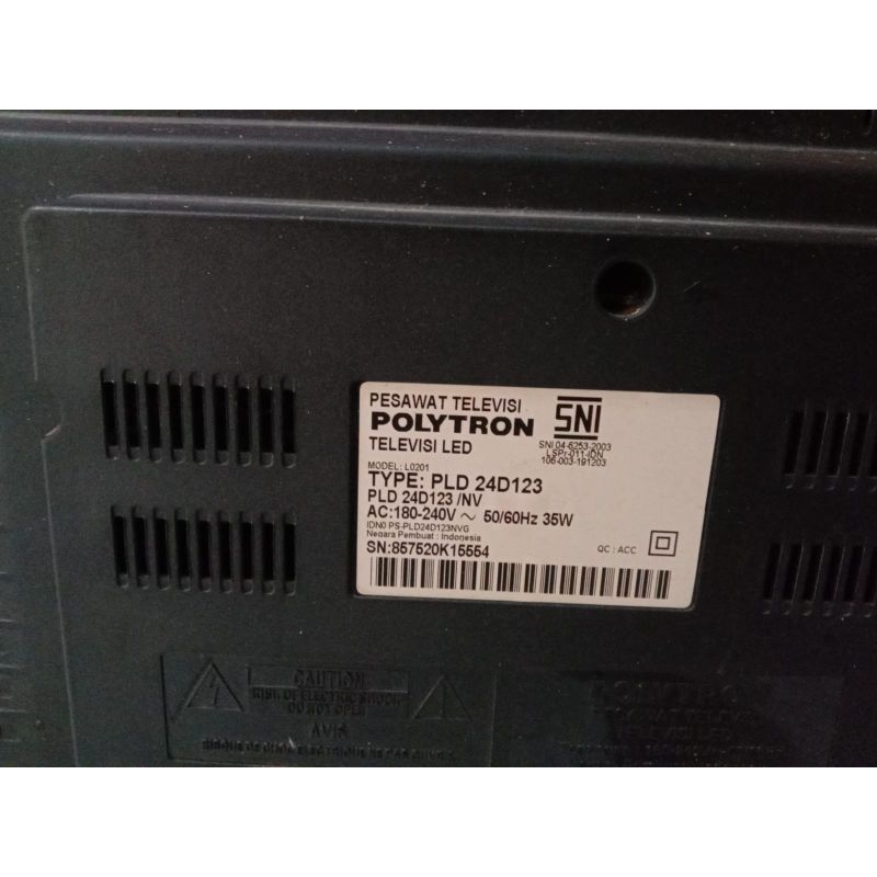 mesin tv led polytron