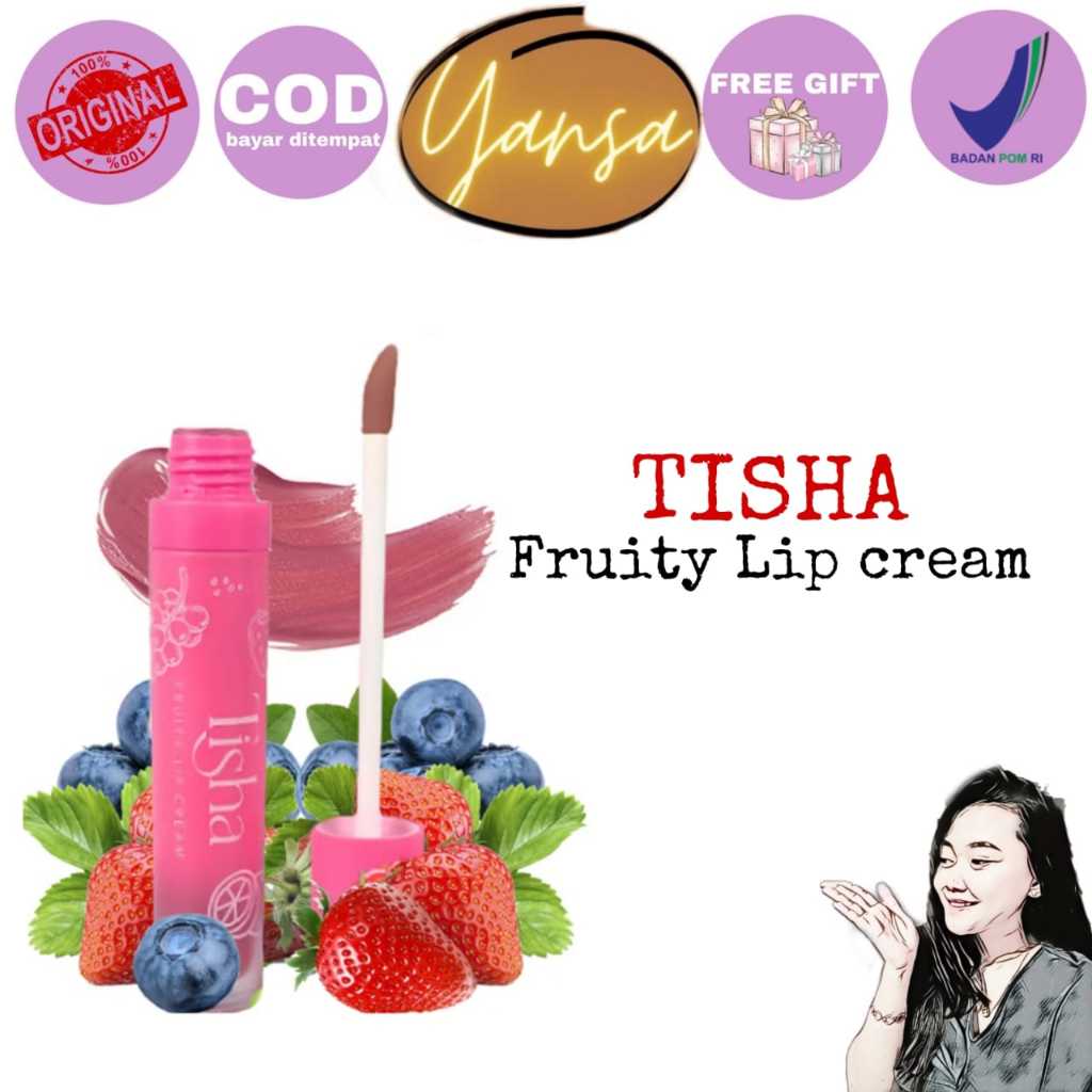 Tisha Beauty Fruity Lip Cream - Smudge Resistant | Matte | Lip Stick