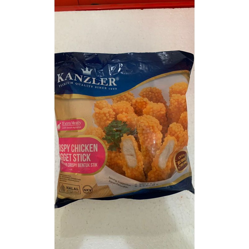 

Kanzler Chicken Nugget Chrispy Stick dan Original