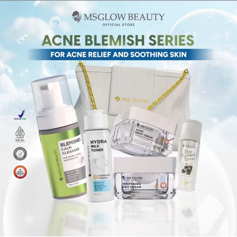 MS GLOW - PAKET ACNE BLEMISH (NEW SERIES)