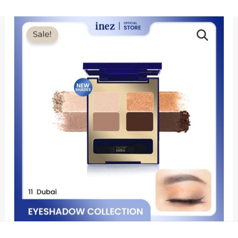 eyeshadow warna korean look/eyeshadow warna arabian look/eyeshadow bagus/waterproff/INEZ