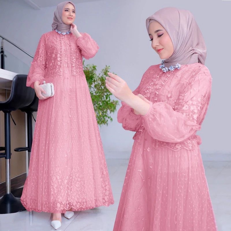 MAXI RAFIKA /MAXI TILE/GAMIS TILE/GAMIS TILE Muslim mutiara Busui friendly