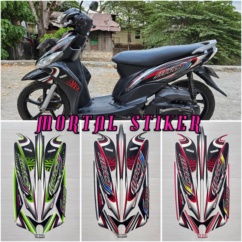 STIKER STRIPING LIS LES BODY MOTOR MIO J 2012 2013 SPORTY