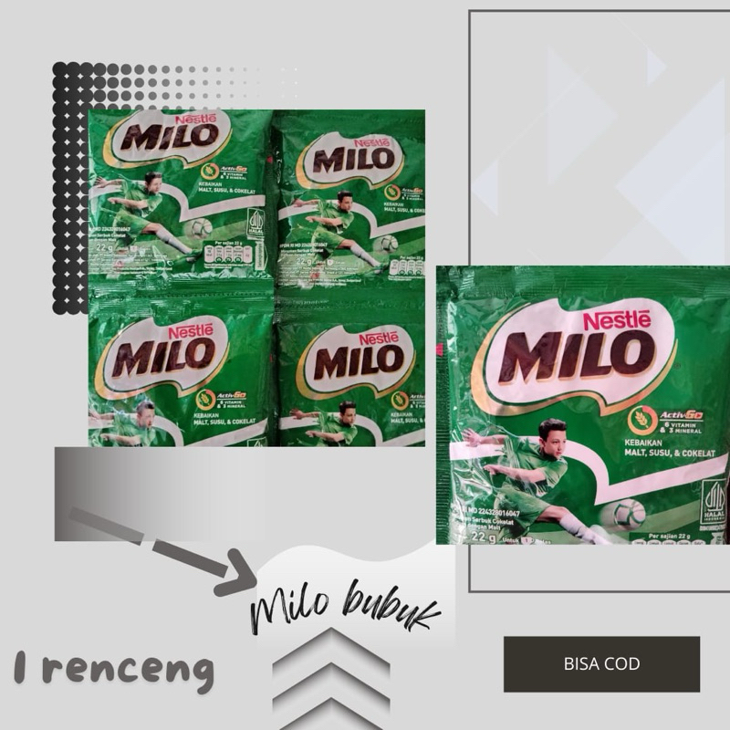 

milo 1 renteng isi 10pcs